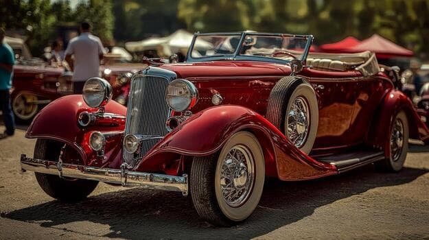 Classic red car from SeaNeB marketplace